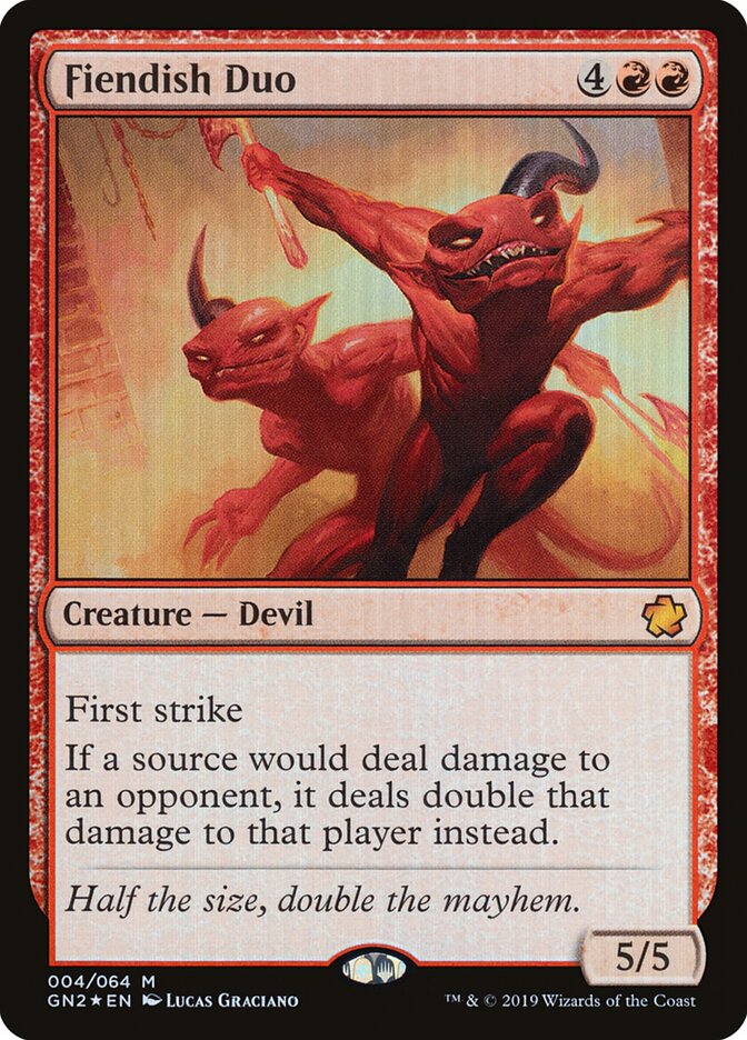 Fiendish Duo card front