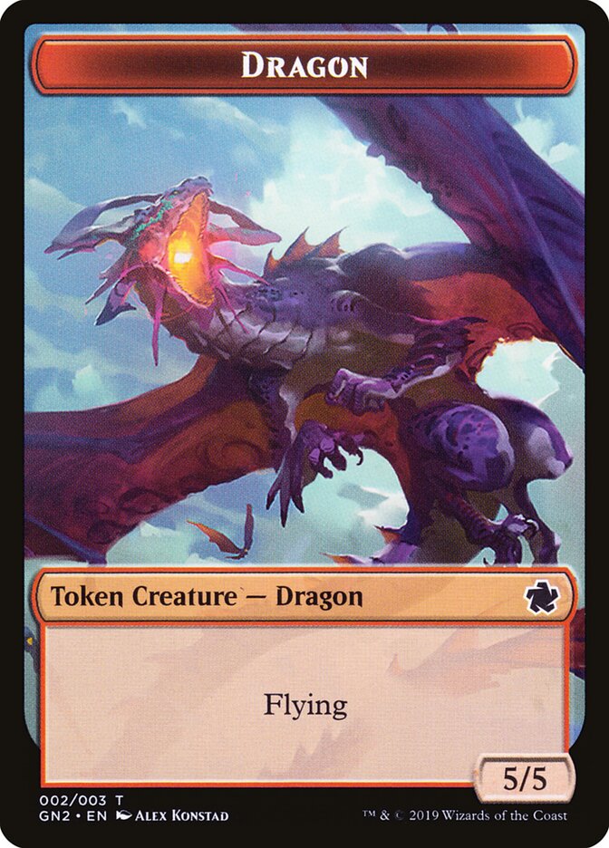 Dragon card front
