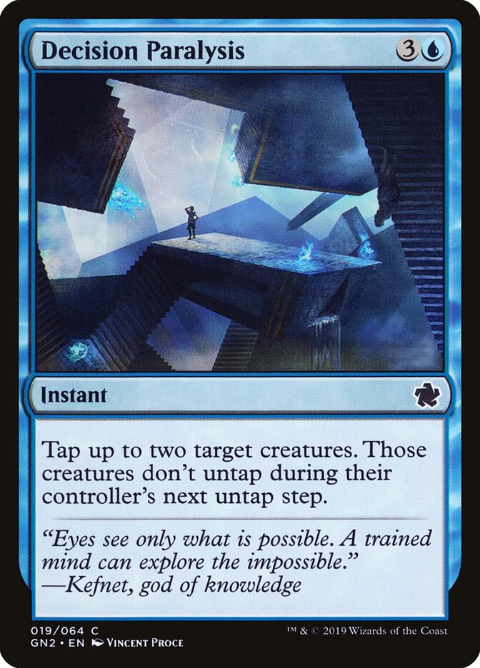 Decision Paralysis card front