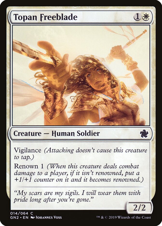 Topan Freeblade card front