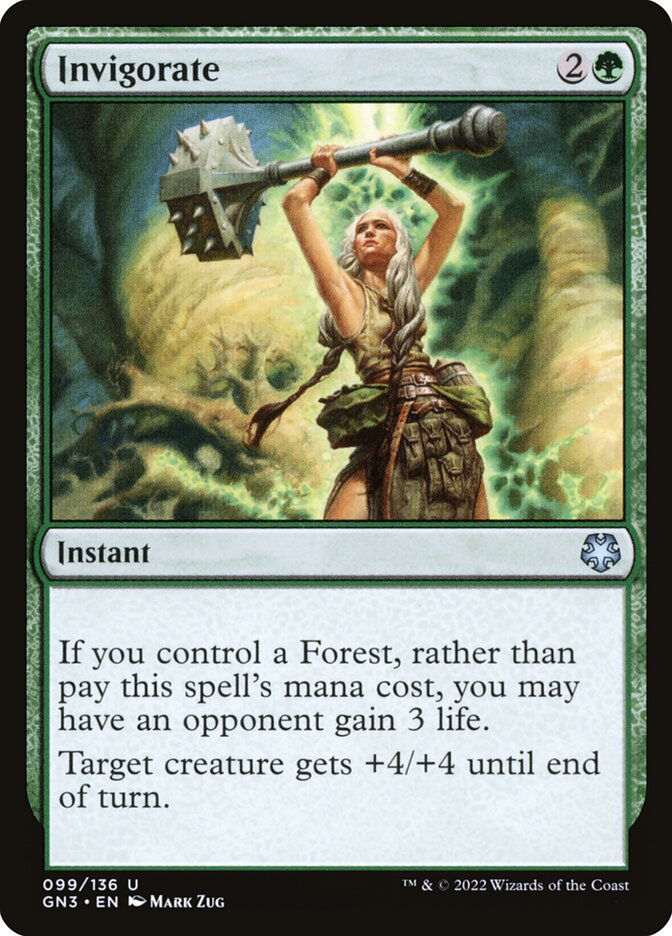 Invigorate card front