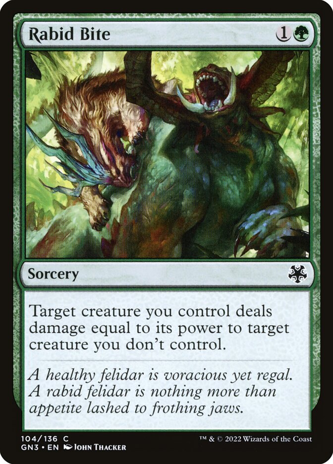 Rabid Bite card front