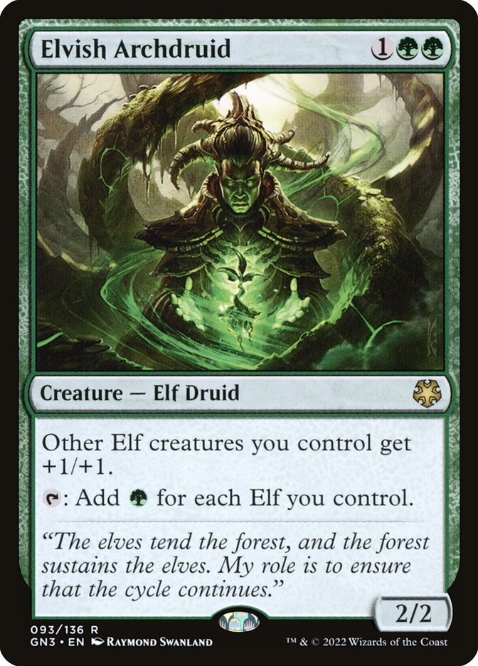 Elvish Archdruid card front