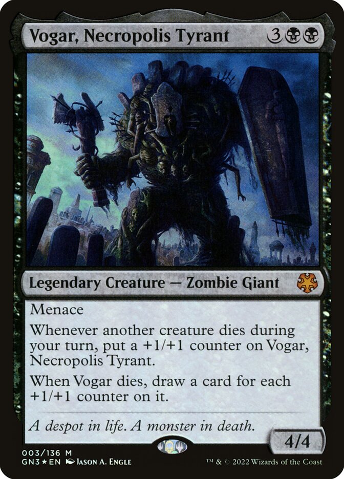 Vogar, Necropolis Tyrant card front