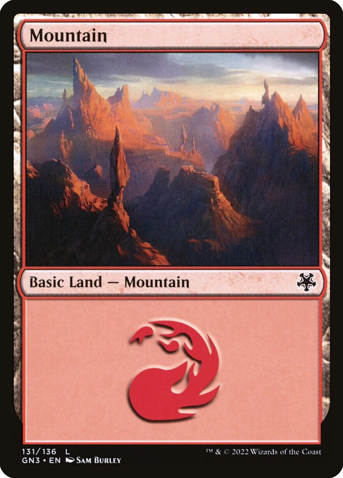 Mountain card front
