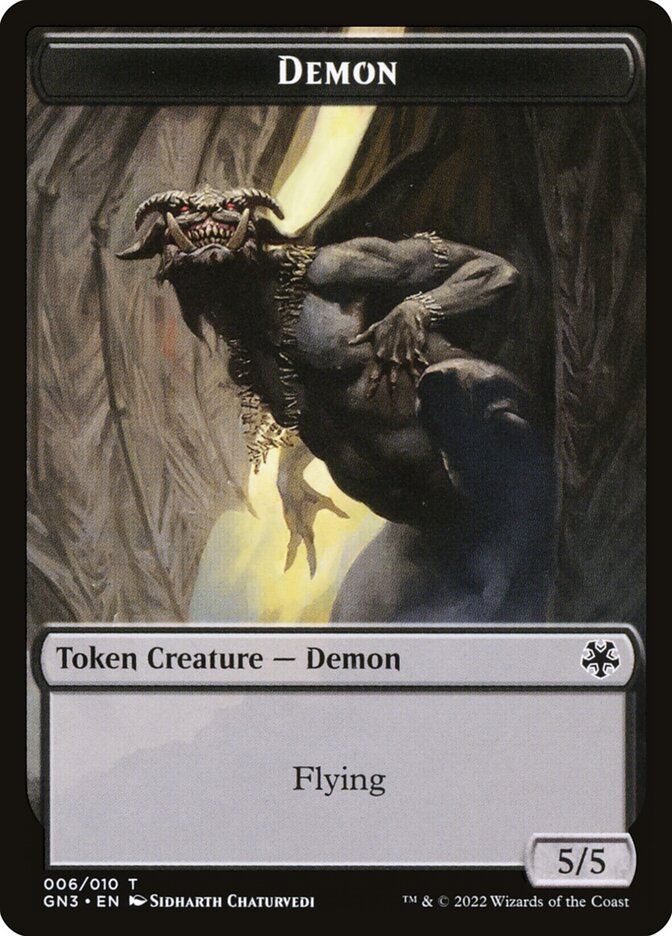 Demon card front