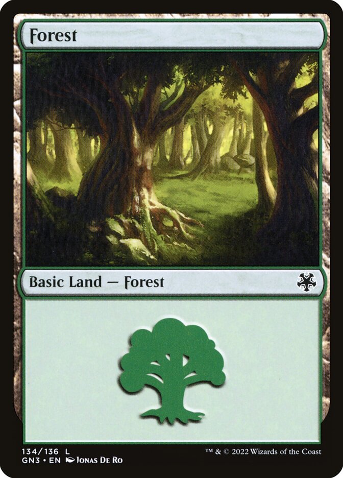 Forest card front