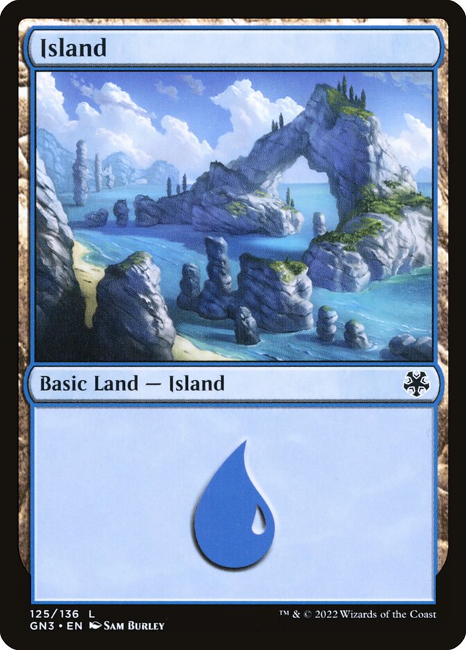 Island card front