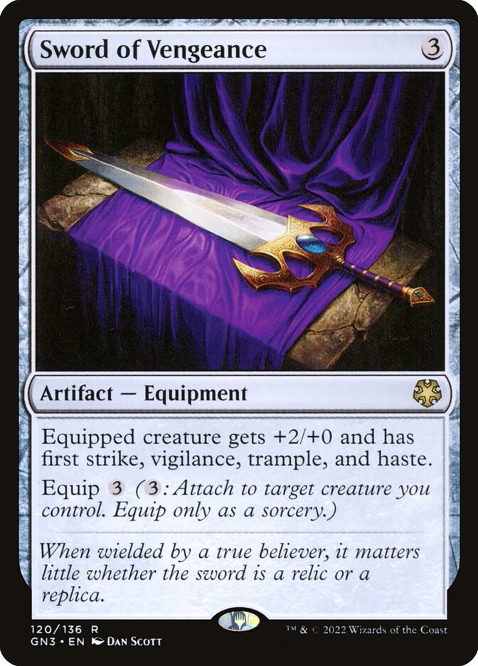 Sword of Vengeance card front