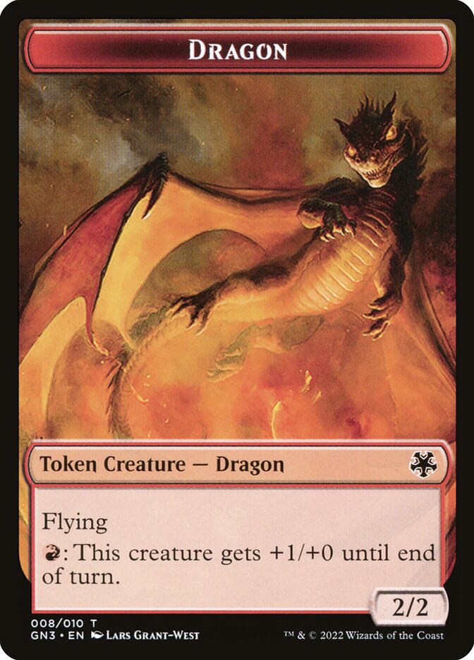 Dragon card front