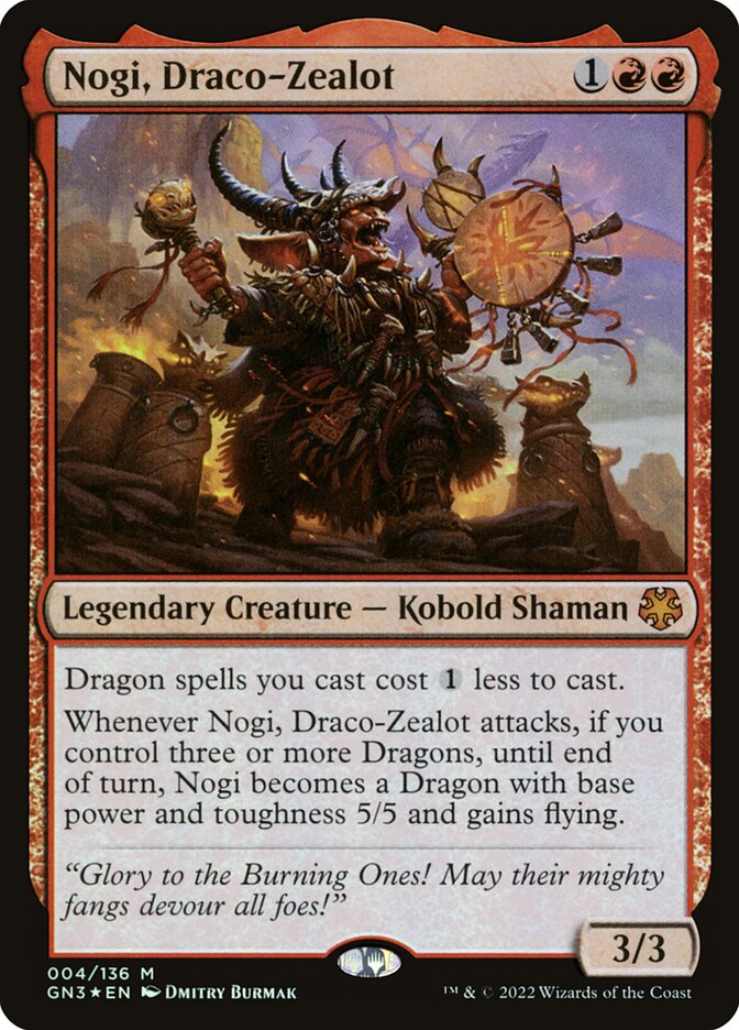 Nogi, Draco-Zealot card front