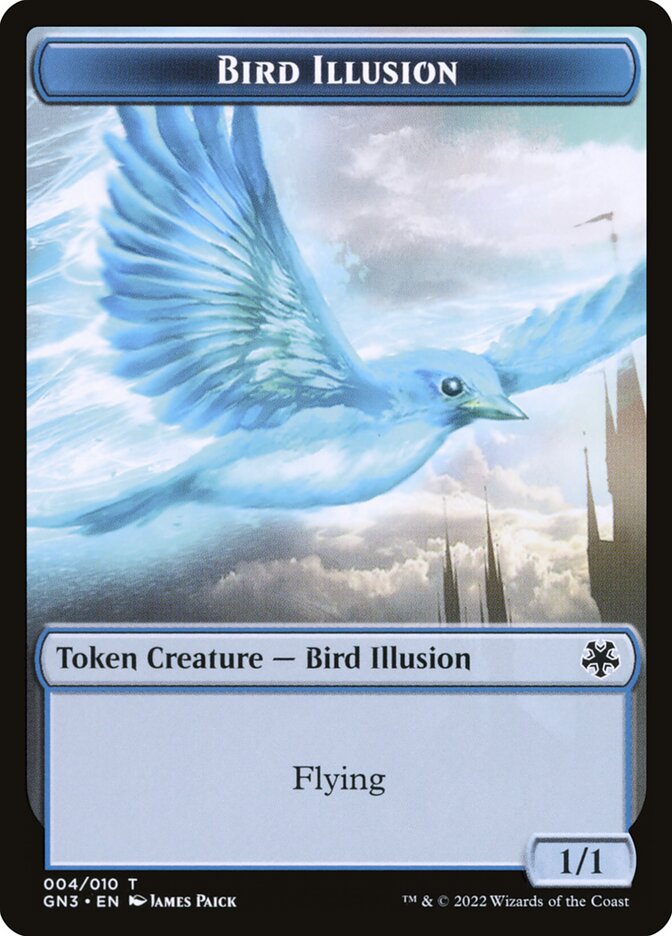 Bird Illusion card front