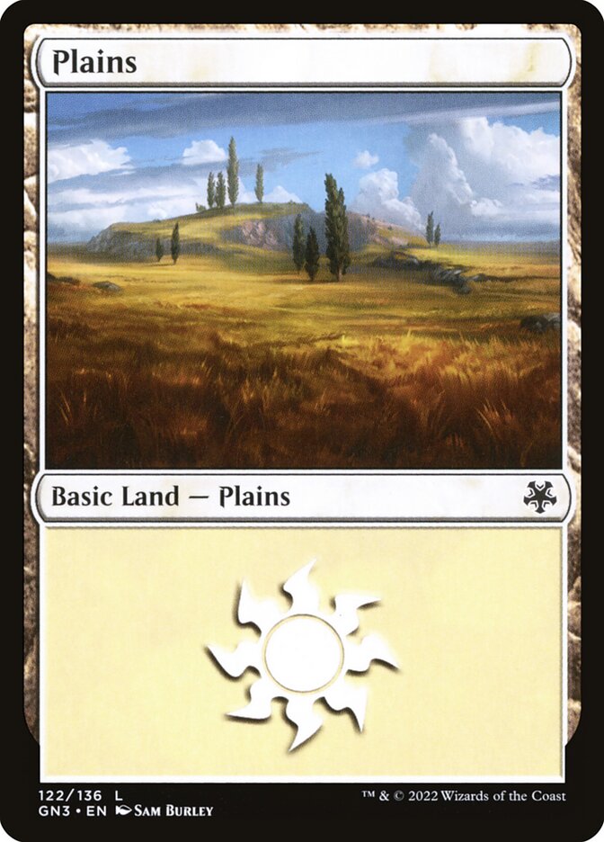 Plains card front
