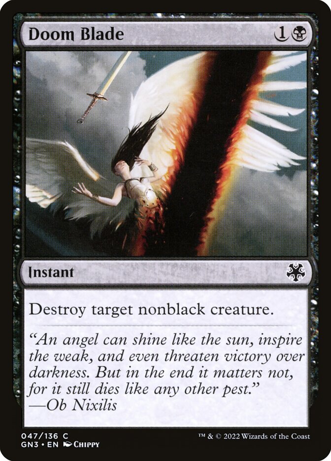 Doom Blade card front