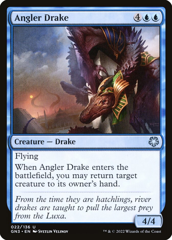 Angler Drake card front