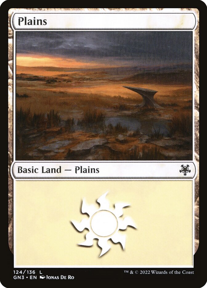Plains card front
