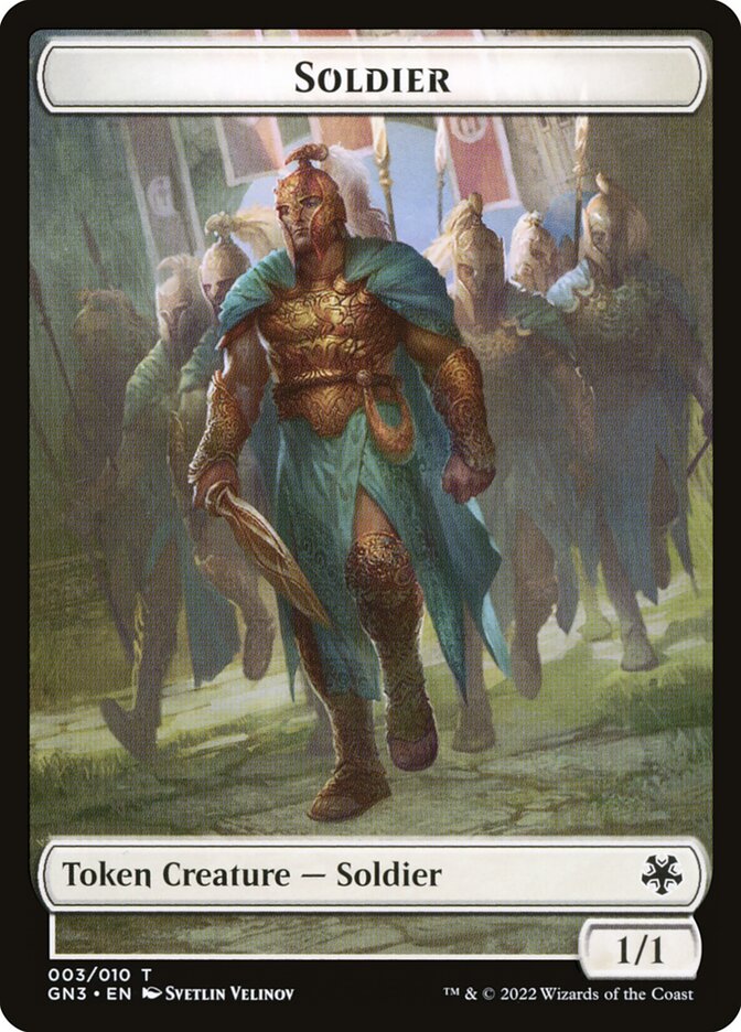 Soldier card front