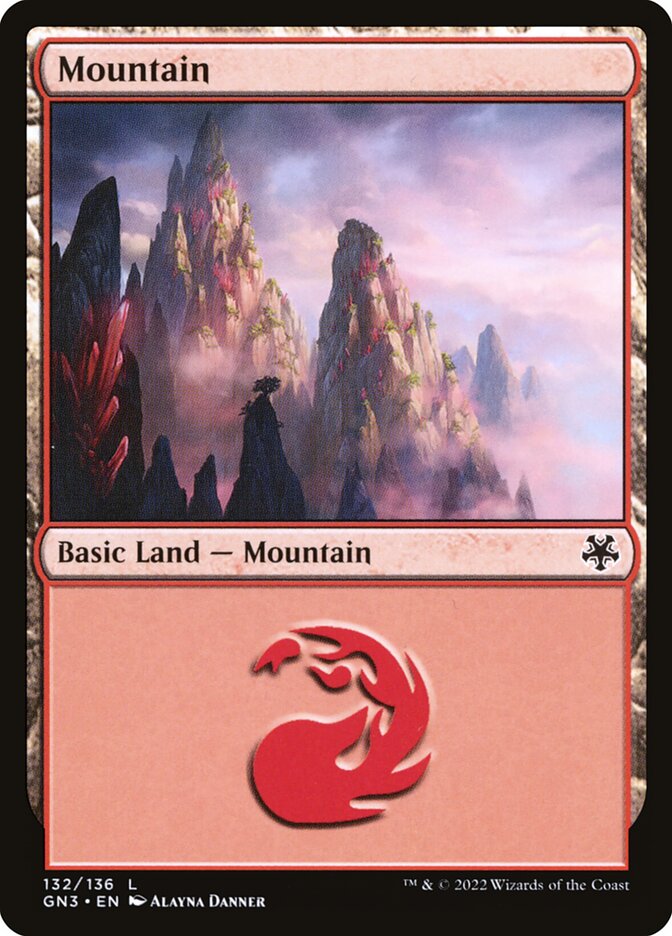 Mountain card front