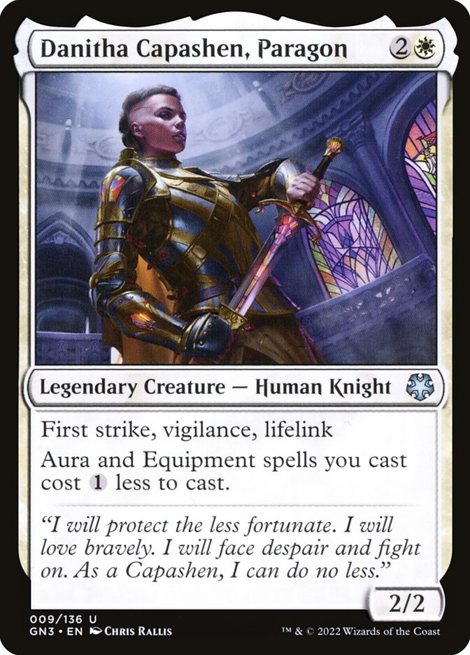 Danitha Capashen, Paragon card front