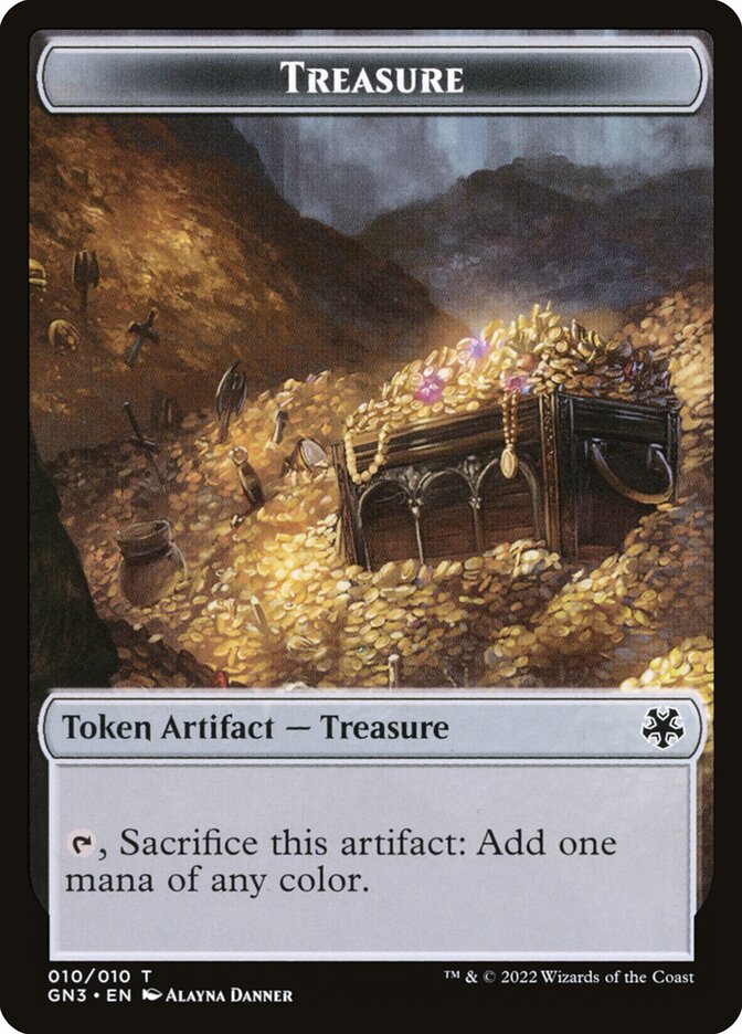 Treasure card front