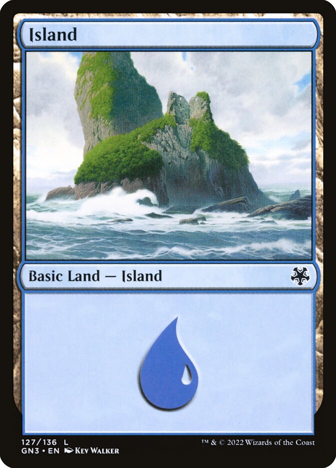 Island card front