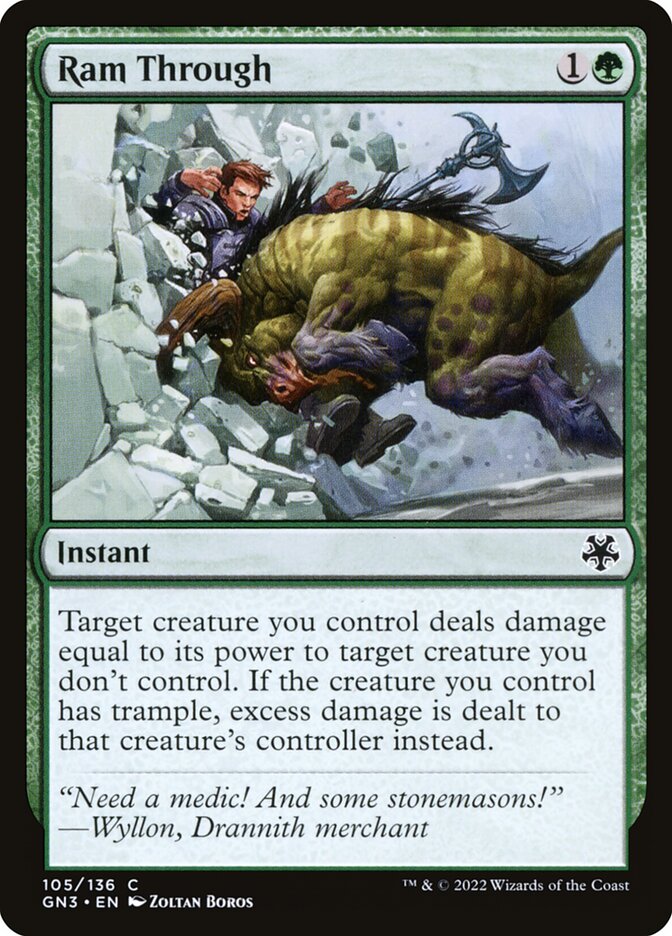 Ram Through card front