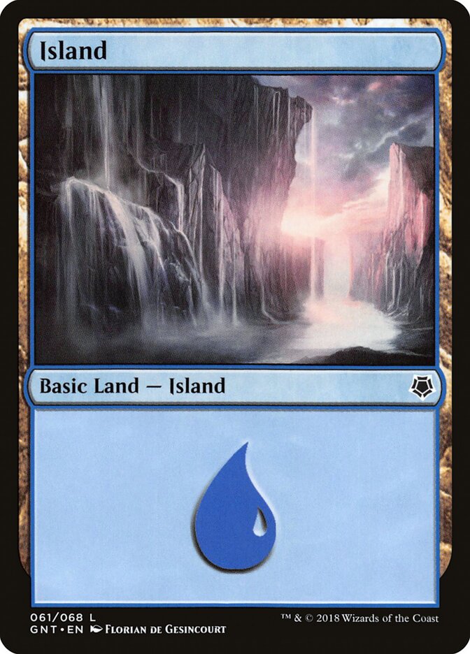 Island card front