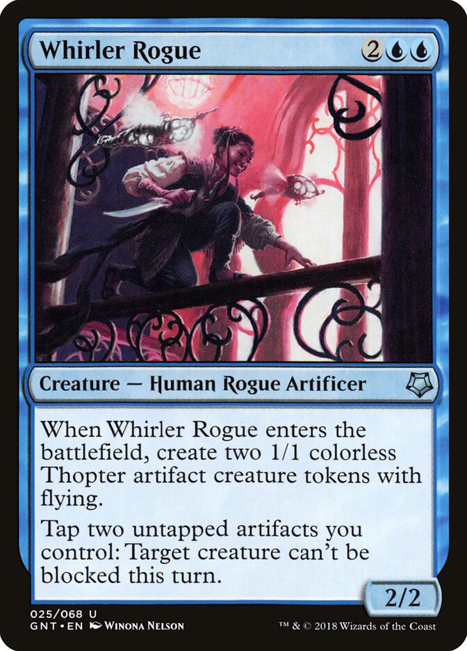 Whirler Rogue card front
