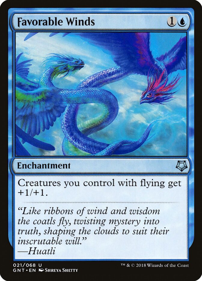 Favorable Winds card front