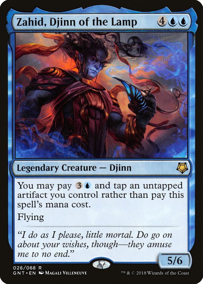 Zahid, Djinn of the Lamp card front