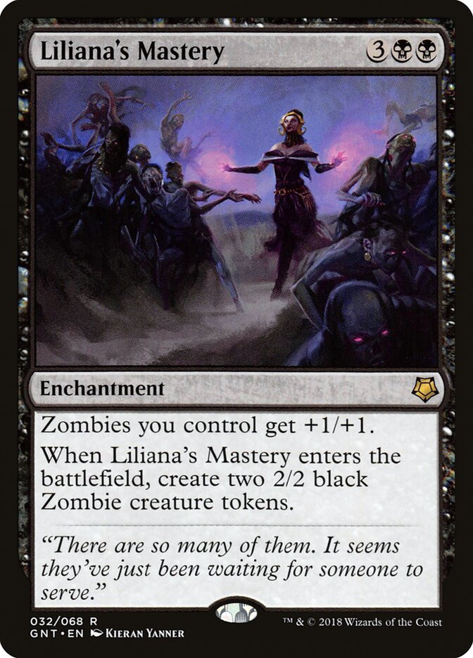 Liliana's Mastery card front