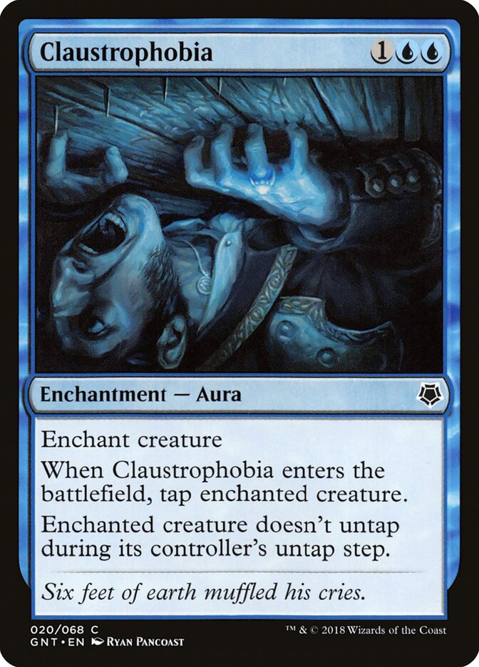 Claustrophobia card front