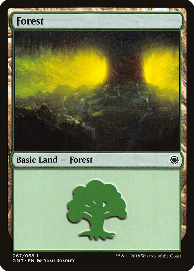Forest card front