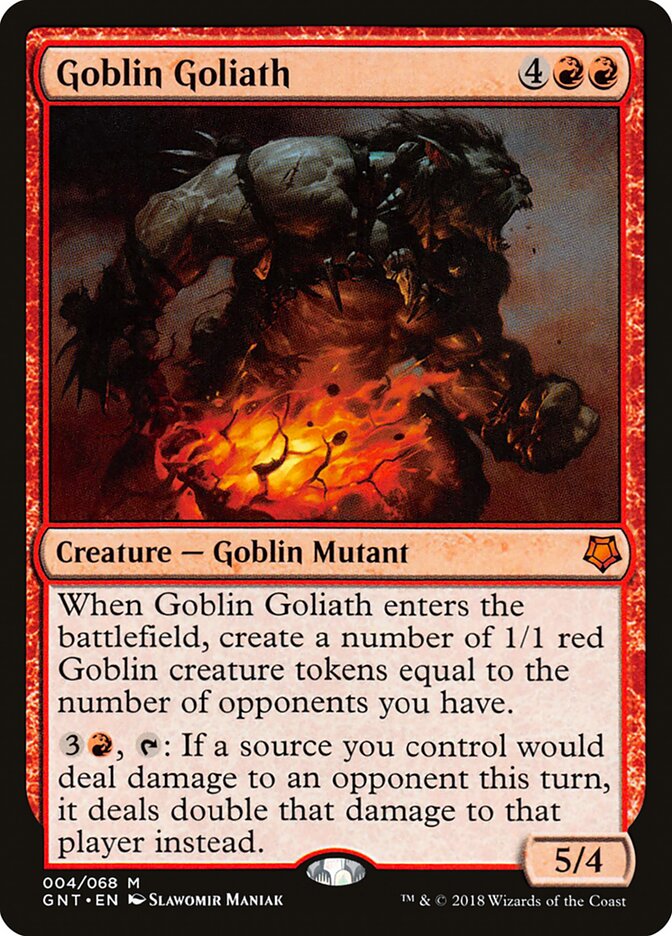 Goblin Goliath card front