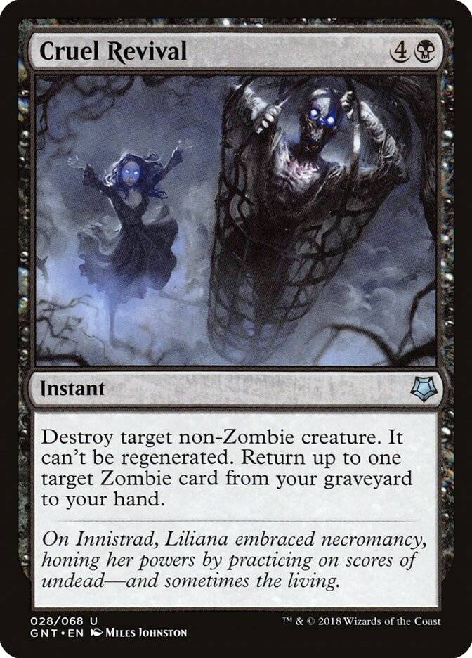 Cruel Revival card front