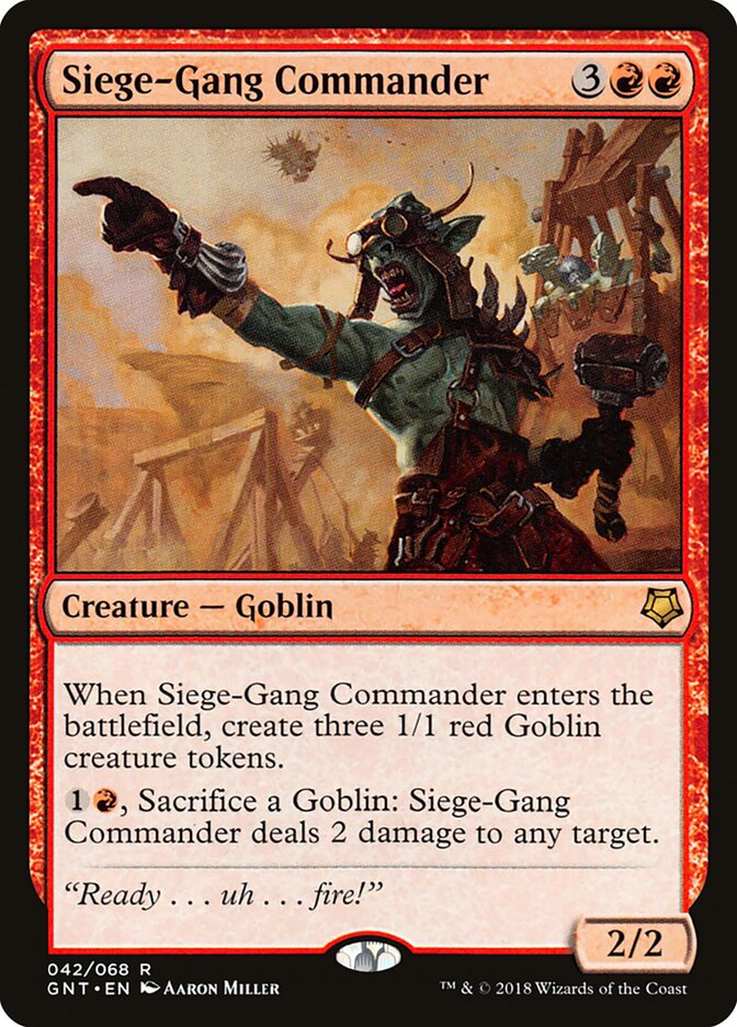 Siege-Gang Commander card front