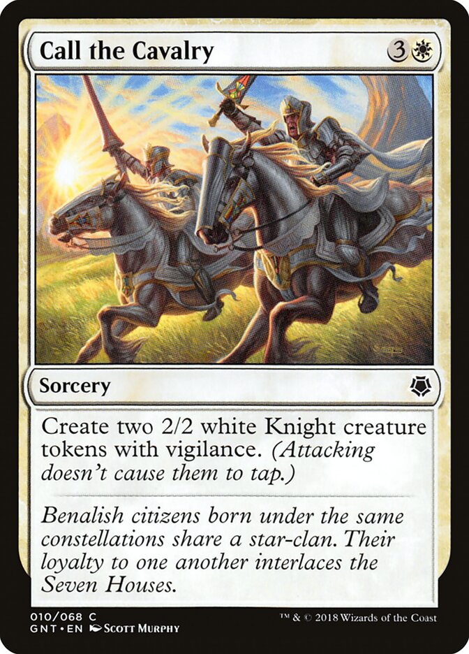 Call the Cavalry card front