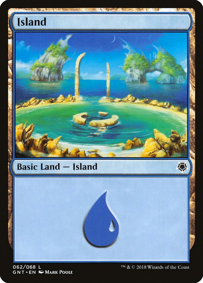 Island card front