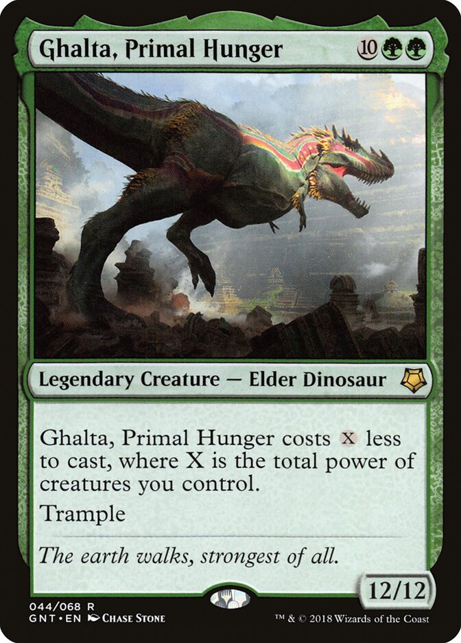 Ghalta, Primal Hunger card front