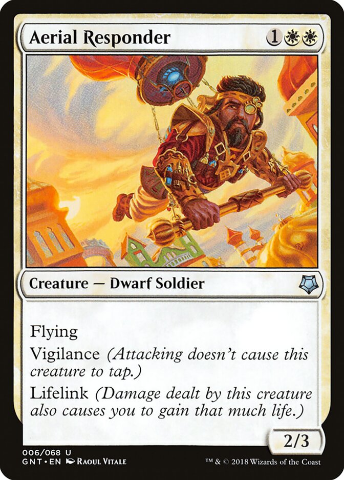 Aerial Responder card front