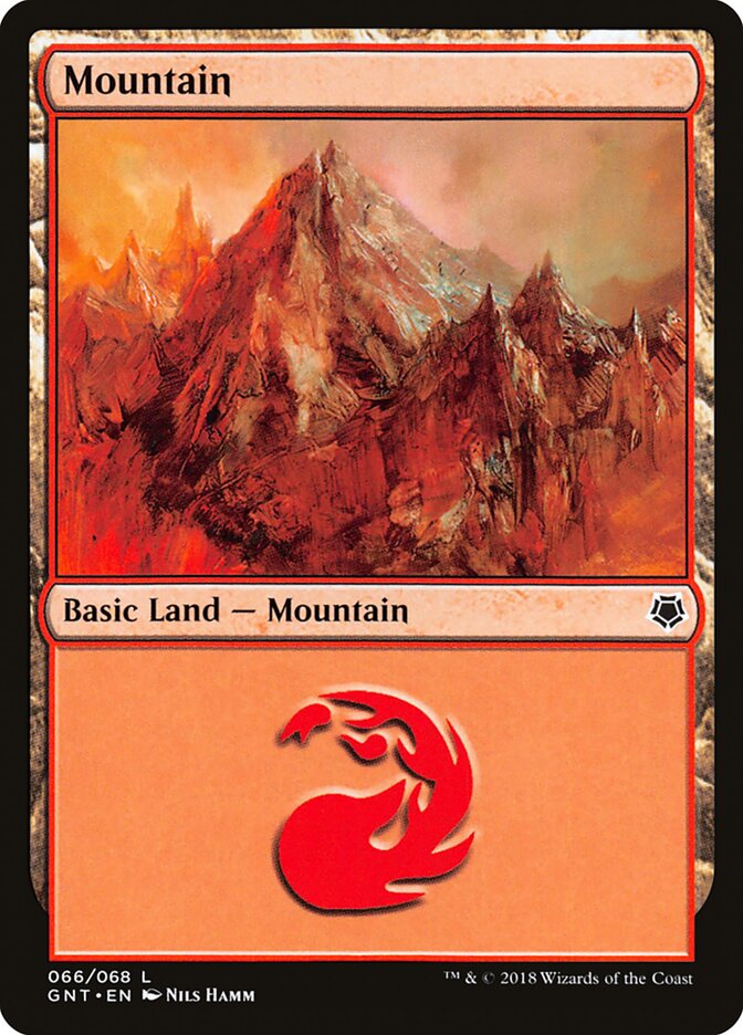 Mountain card front