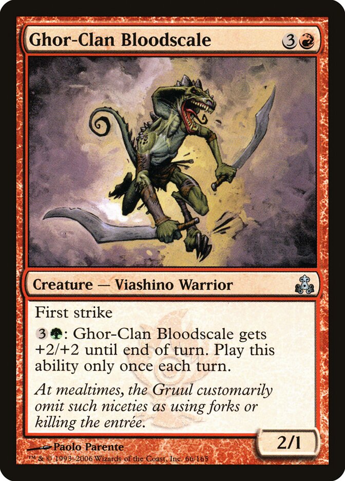 Ghor-Clan Bloodscale card front