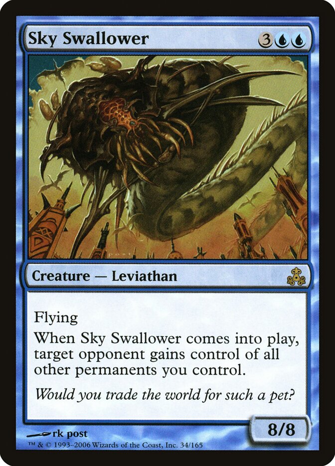 Sky Swallower card front