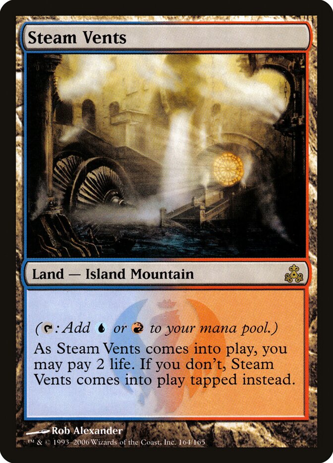 Steam Vents card front