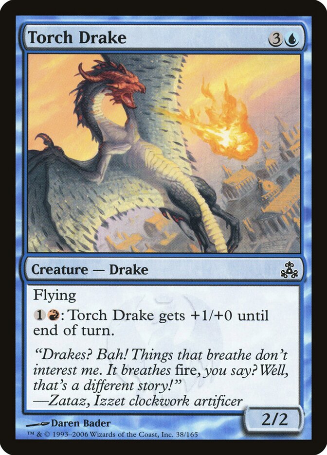 Torch Drake card front