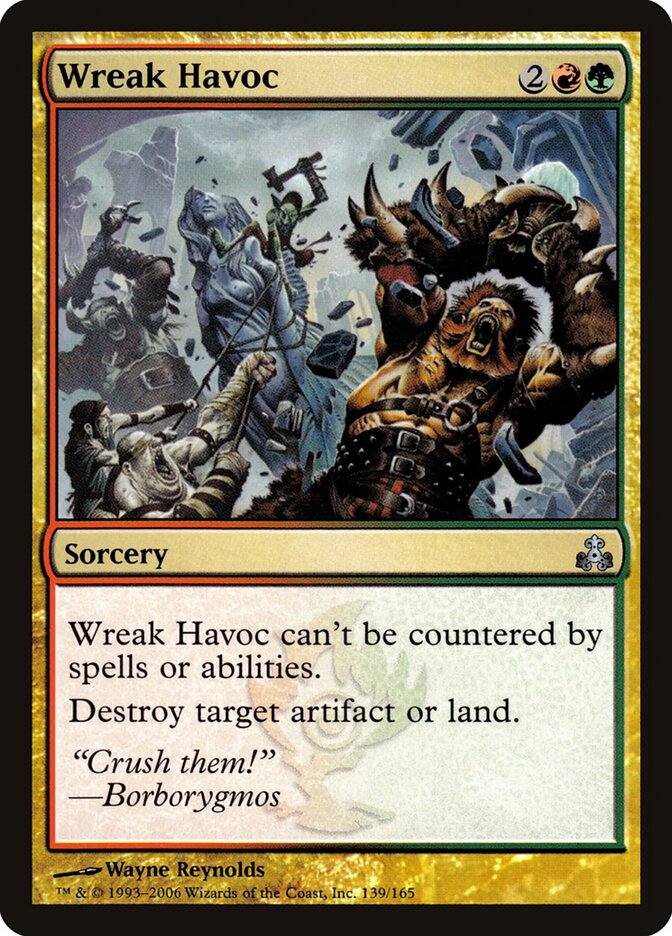 Wreak Havoc card front