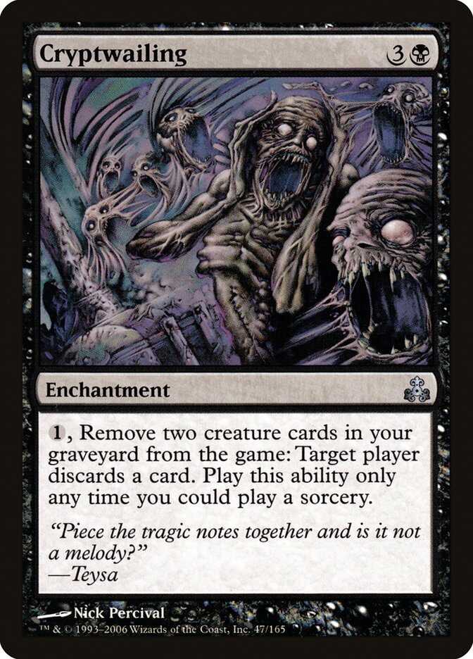 Cryptwailing card front