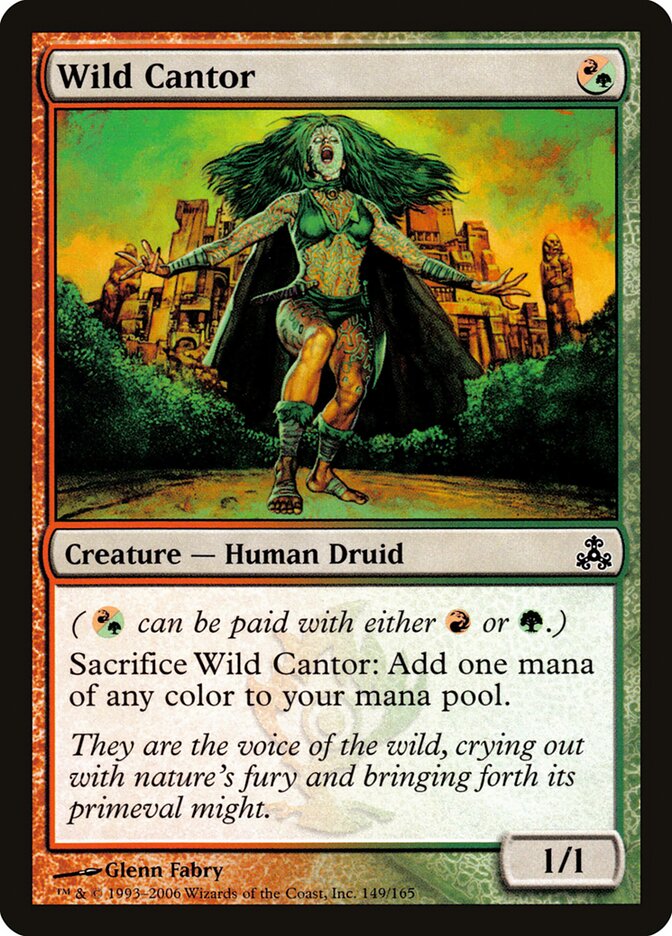 Wild Cantor card front