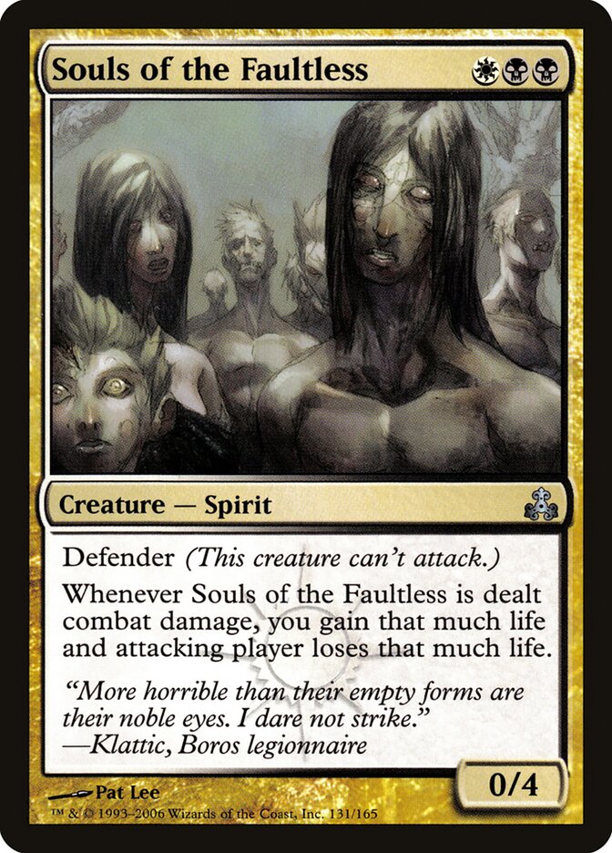 Souls of the Faultless card front