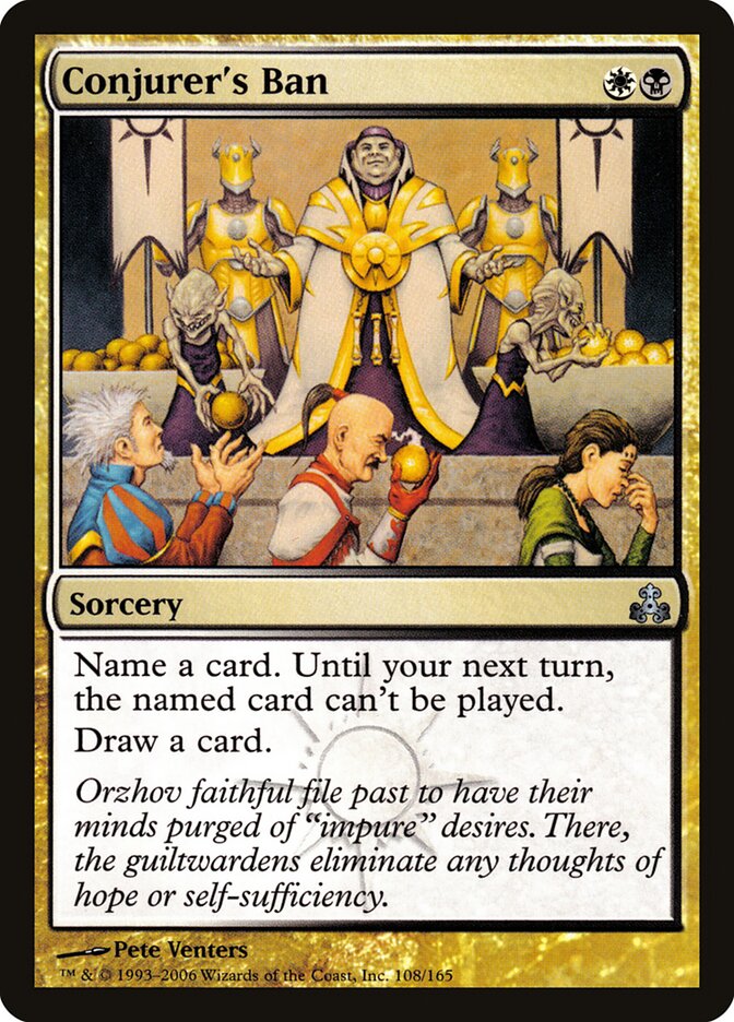 Conjurer's Ban card front